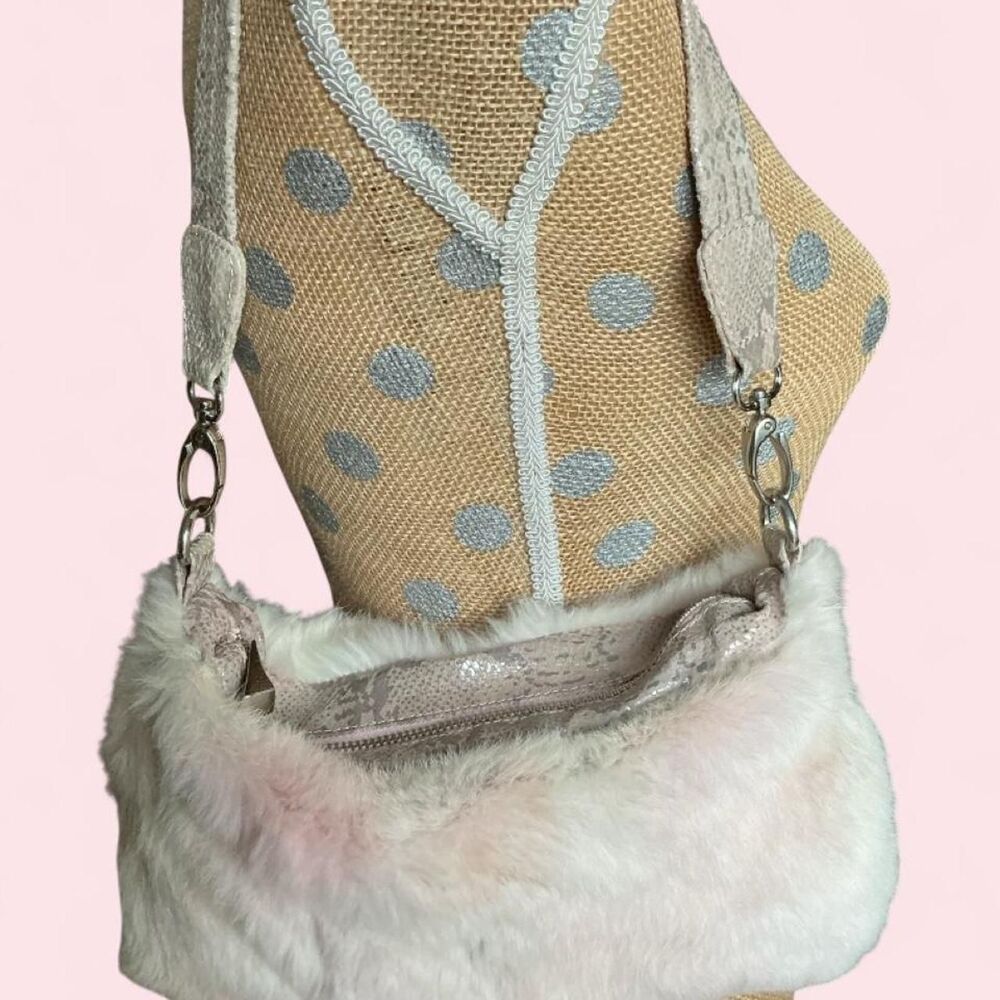 Unbranded Women's Pink and White Bag